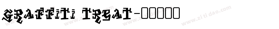 Graffiti Treat字体转换